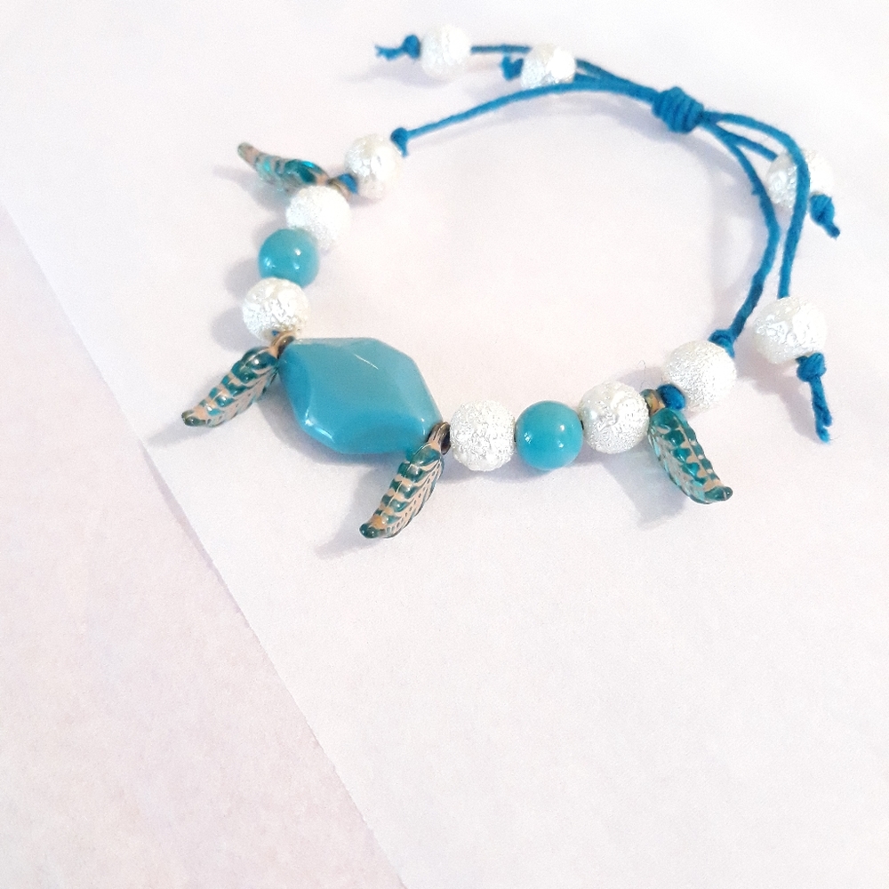 Boho Feather Hemp Adjustable Bracelet